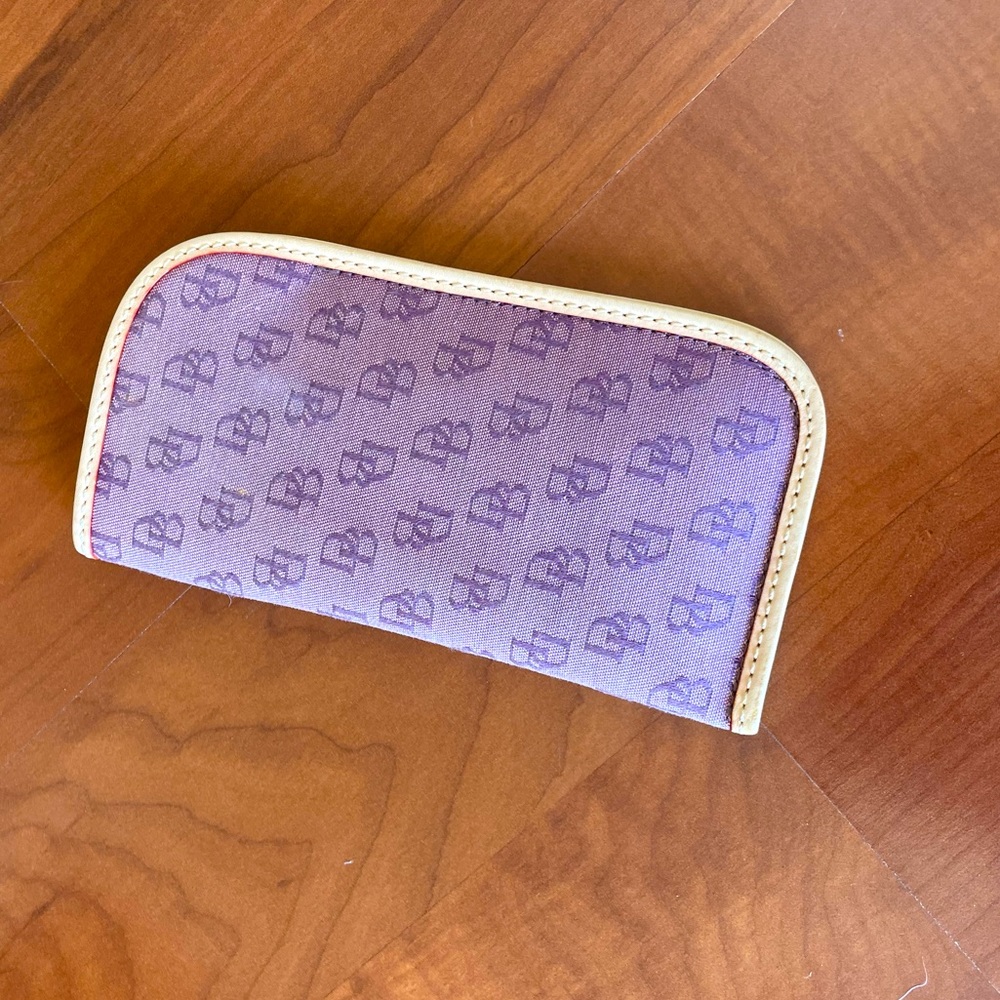 Dooney & Bourke Purple Monogram Glass Case